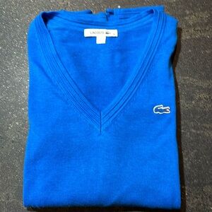 Lacoste women’s v-neck sweater
